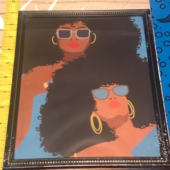 Beautiful Hair African American Women Framed Art - Picture 8 of 9
